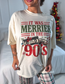 It was Merrier in the 90's Graphic Tee on Ivory