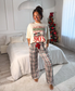 Stretchy Lounge Pants 2.0 in Plaid Tidings - Preorder End of November