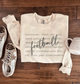 Football Words Sweatshirt - Made to Order -3 Color Options