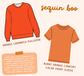 Sequin BOO on Orange - TShirt or Sweatshirt (Copy)
