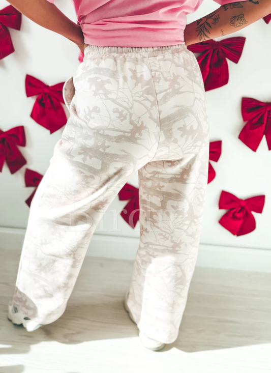 Tan Birch Camo Sweatpants - PREORDER (Jan)