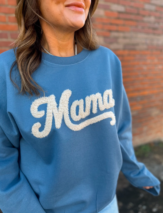 Fluffy Mama Patch Sweatshirt