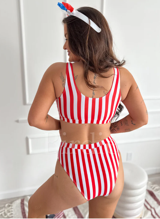 Two Piece Swimsuit in Freedom Forever (Sold as Set) - Preorder (May)