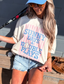 Sunny Days & Double Plays Graphic Tee on Ivory