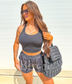 Active Shorts in Midnight Leopard - Preorder - May