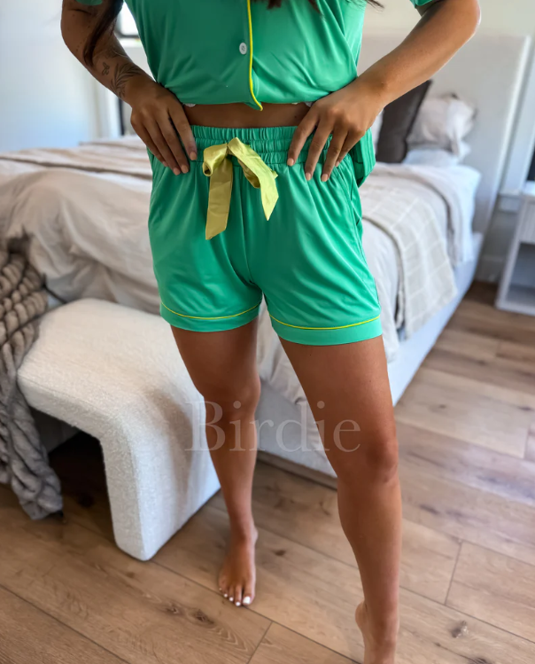 Slumber PJ Set in Pistachio Parlor (Sold as SET) - Preorder - August