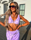 Three Piece Swimsuit in Lavender Shores - Preorder - June