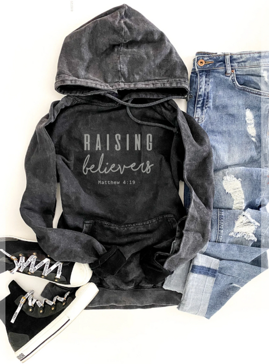Raising Believers Vintage Wash Hoodie - Made to Order