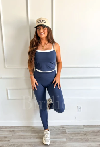 Sideline Set in Stormy Navy (SOLD AS SET)