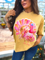 Turkey Painted Graphic Tee on Mustard - Made to Order