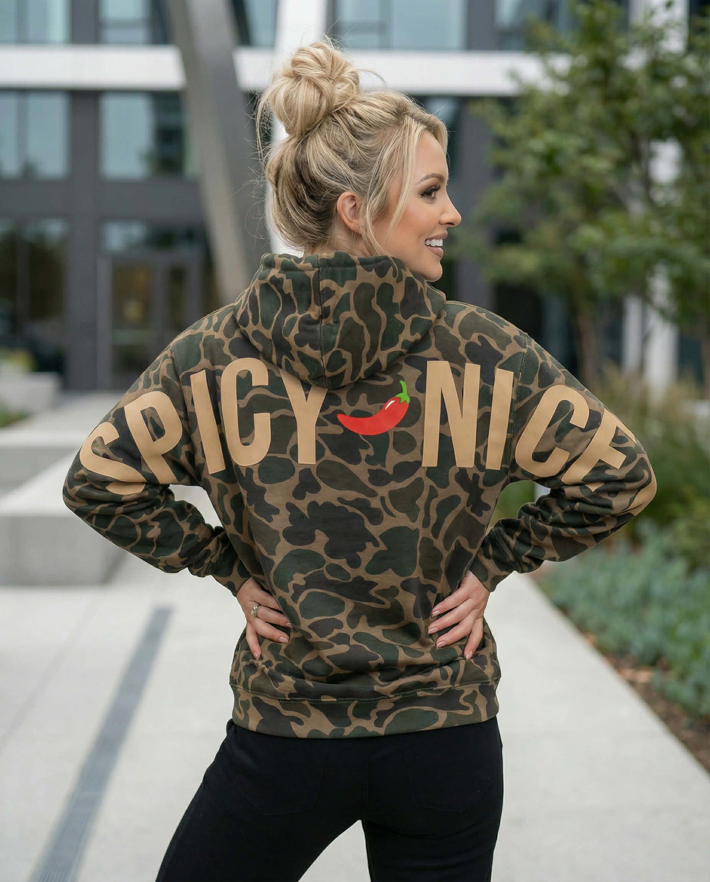 Spicy Nice Duck Camo Hoodie