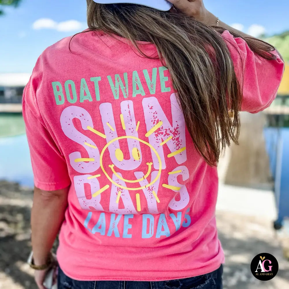 Boat Waves, Sun Rays & Lake Days - Graphic Tee