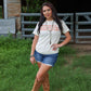 FestiviTees Women - Apparel - Shirts - T-Shirts 90’s Country Heart Soft Graphic Tee