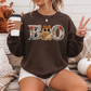 Preppy Ghost Boo Graphic Tee/ Graphic Crewneck Sweatshirt