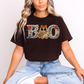 Preppy Ghost Boo Graphic Tee/ Graphic Crewneck Sweatshirt